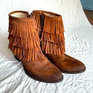Freebird Belle Fringe Bootie, size 7, brand new!
